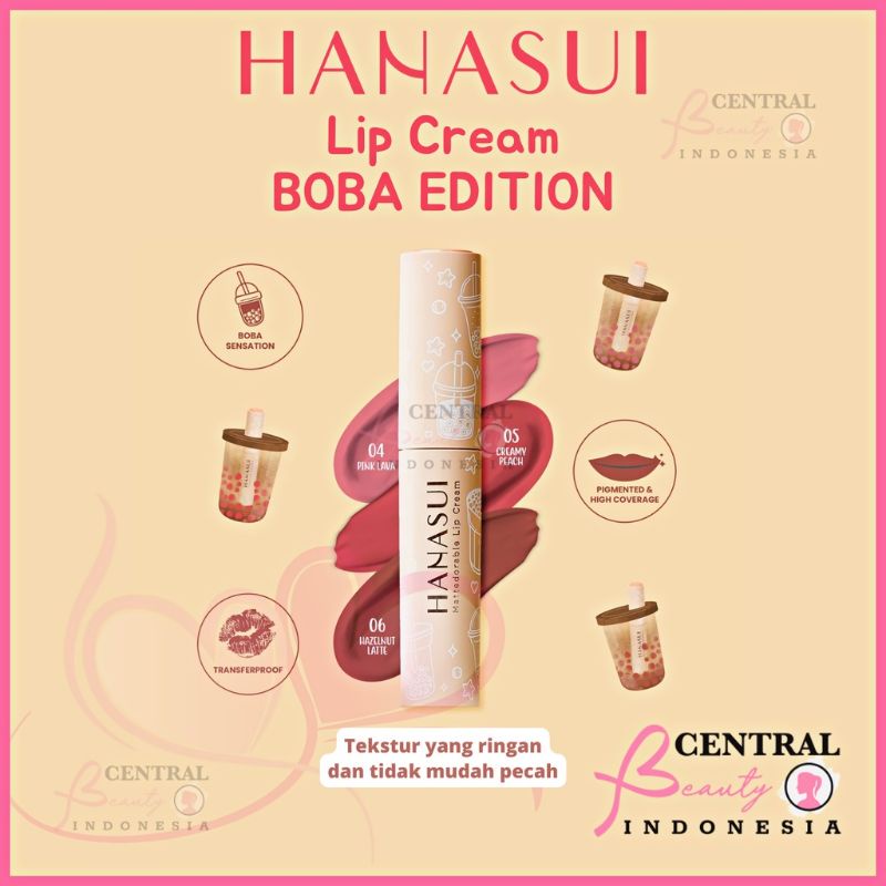 Lipstik hanasui boba edition