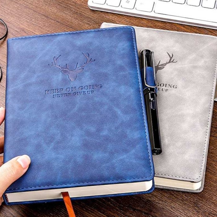 

Agenda Buku Catatan Notebook A5 Cover Kulit Catatan Agenda Kerja Meeting