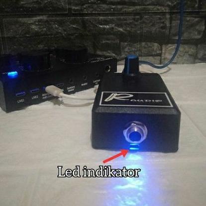 Grosir Terupdate Converter Aktif soundcard V8,untuk gitar pickup PASIF