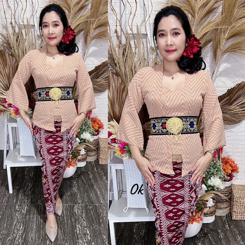 kebaya jadi sifon salmon