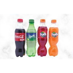 MINUMAN COCA COLA FANTA DAN SPRITE 390ML