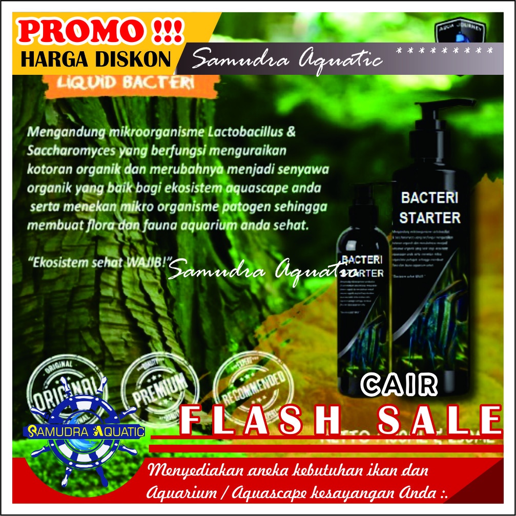 Bakteri Starter Cair Aquascape Aquarium, Bactery Liquid Cair