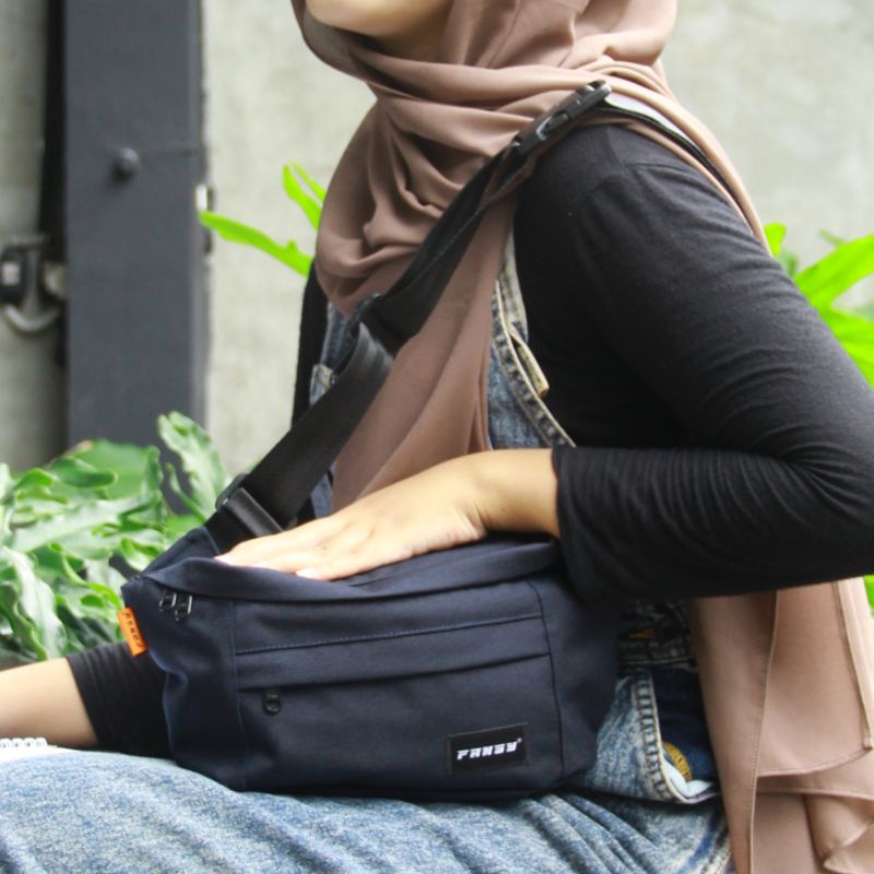 Waistbag pria wanita tas selempang Fansy Axelle