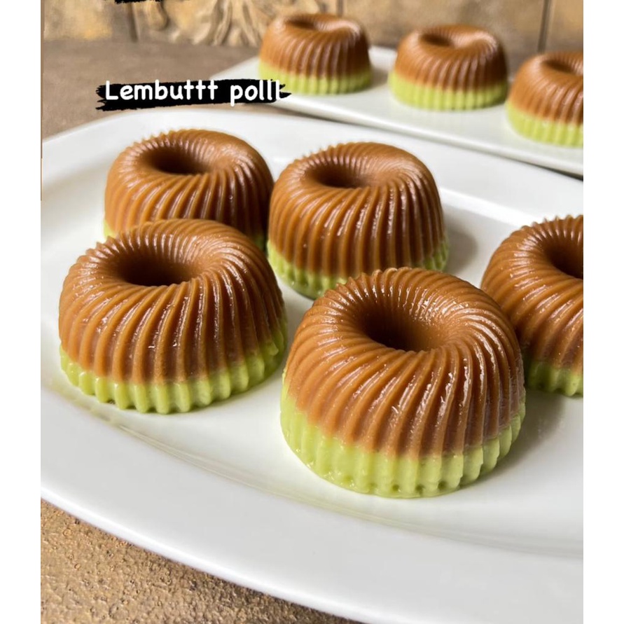 CETAKAN MINI PUDDING FREE PACKING Loyang Puding Cetakan Pudding Jelly Cokelat Motif Bavaria Sultan