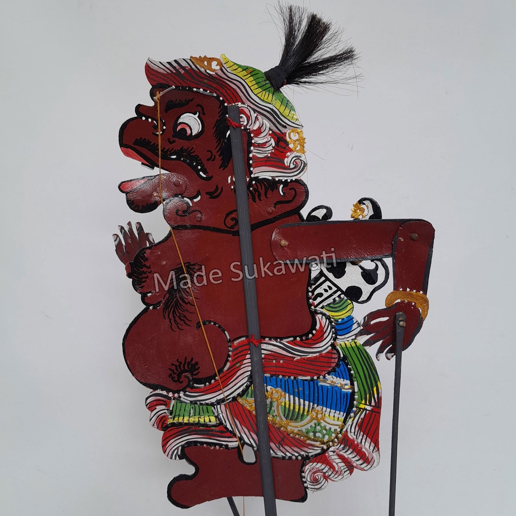 Kerajinan Wayang kulit bali tokoh Sangut Delem Malen Merdah