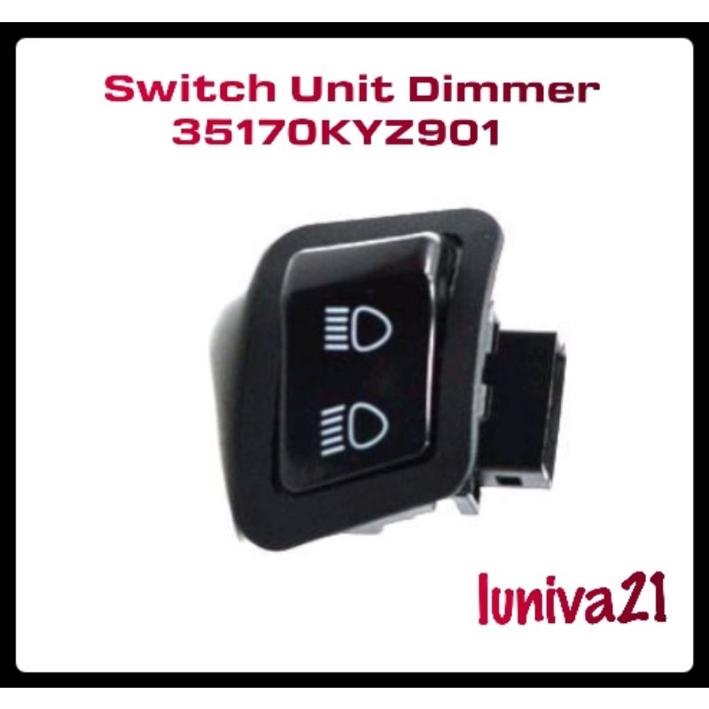 Saklar Lampu Dimer Jauh Dekat Beat Scoopy Vario 125 Original 35170-KYZ-901