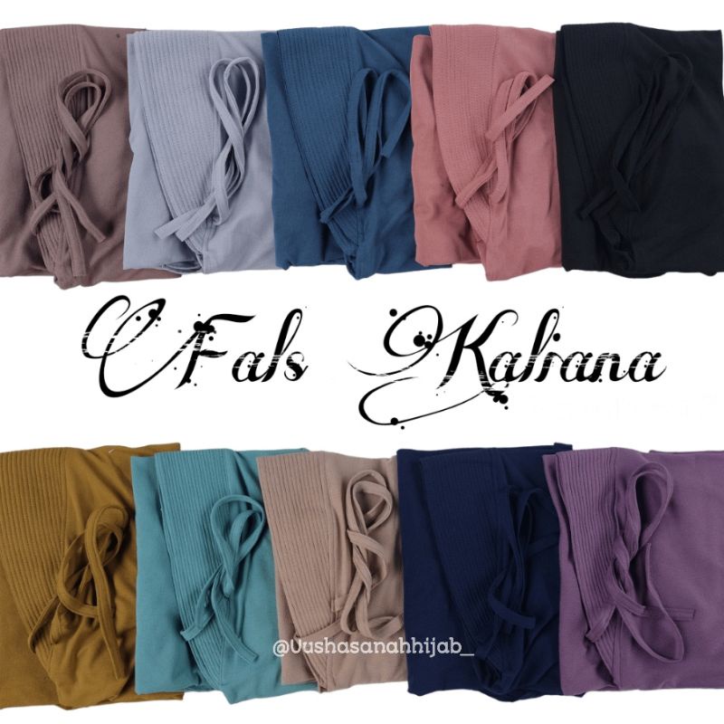 (Ori Fals) KALIANA •jilbab instan jersey amour•kerudung pet tali