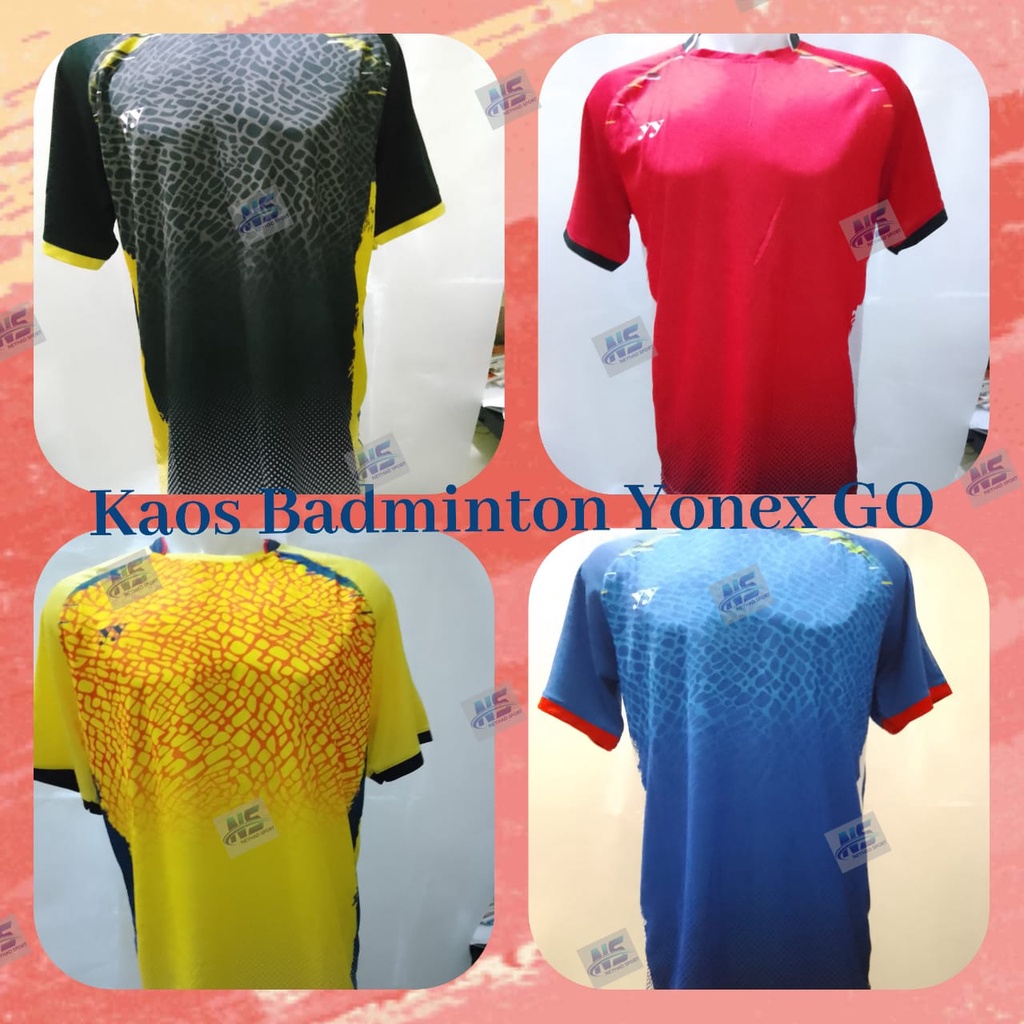 Kaos Badminton Yonex GO Kaos Badminton Yonex Grade Ori