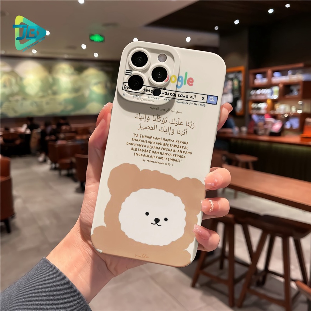 CUSTOM CASE SOFTCASE SILIKON PROCAMERA GOGGLE BEAR CUSTOM VIVO Y12 Y15 Y17 Y16 Y12S Y20 Y21S Y91 Y93 Y95 Y91C Y1S Y22 Y35 V25 V25E JB6481