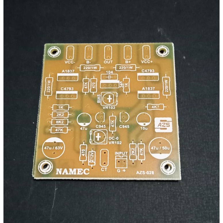 PCB NAMEC Bostrap Fiber FR4 Tipe 028