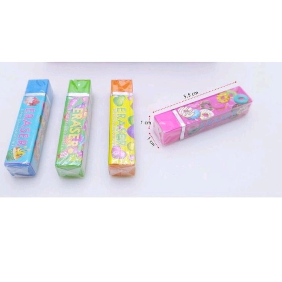 

LANGSUNG BELI Penghapus Panjang Squeezy Sweet Color isi 30 pcs / box*