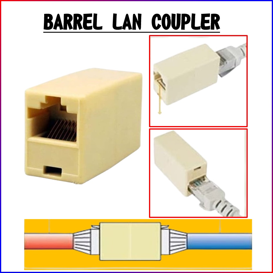 BARREL II BAREL II SAMBUNGAN JARINGAN LAN RJ45 / RJ 45