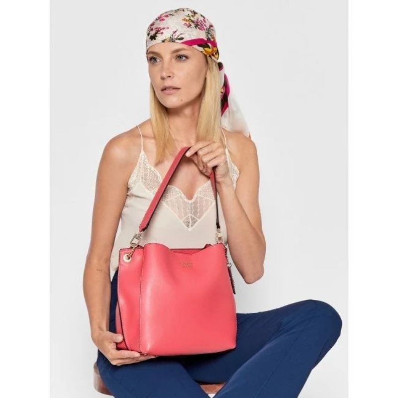 7.7 SALE | GUESSS Eco Mia Society Bucket Bag