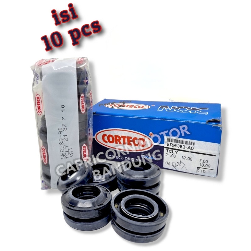 SEAL SIL RODA DEPAN GRAND KARISMA LEGENDA ASTREA C800 SUPRA X 125 21-37-7-10 N0K CORTECO