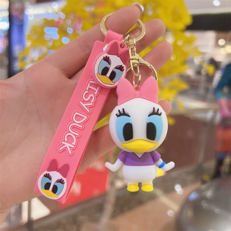 Gantungan Kunci Universal Multifunsi 3D Silicon Design Cute Character Disny Donal Duck