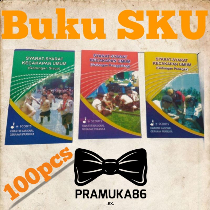 (100pcs) Buku Sku Pramuka Siaga - Penggalang - Penegak