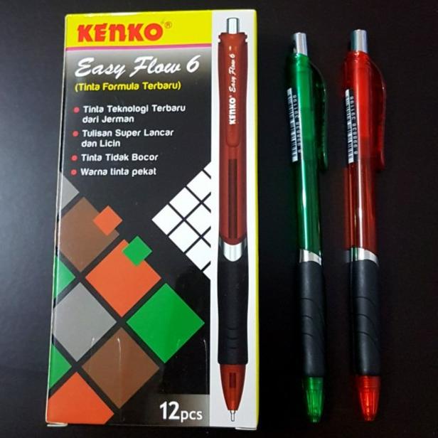 

PULPEN KENKO EASY FLOW 6 HITAM (PER LUSIN)