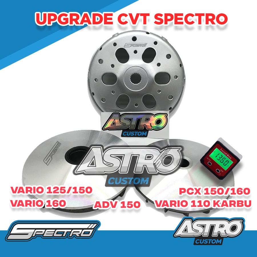 Jual Upgrade Cvt Pcx Vario Mangkok Kampas Ganda Pulley Astro Racing Shopee Indonesia