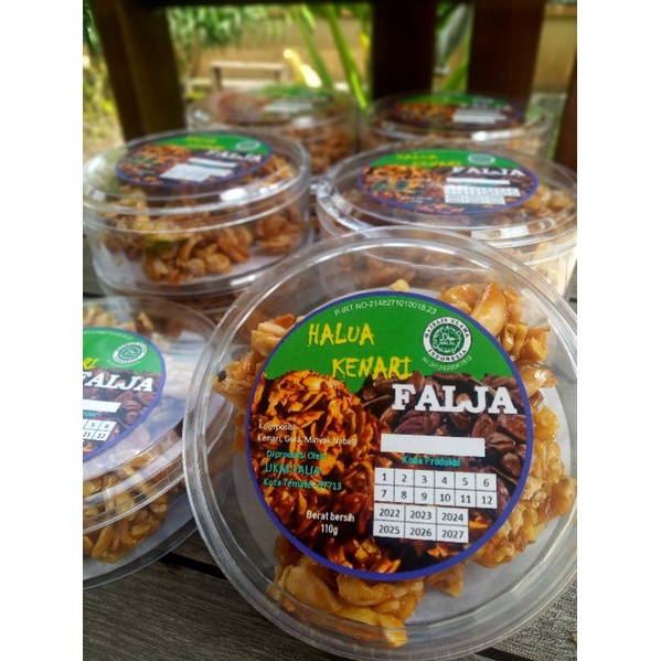 

Oleh-oleh Khas Ternate Halua Kenari Falja paket 2 toples