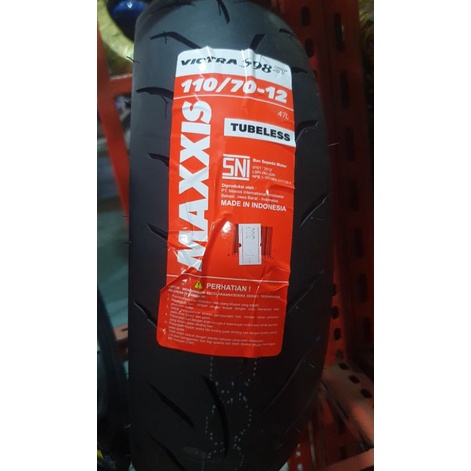 ban MAXXIS VICTRA 110/70 - 12 . Ban Vespa Sprint Primavera Kawasaki KSR . All New Scoopy. Yamaha