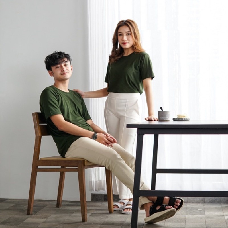 [LANGSUNG DARI PABRIK] Kaos Polos cotton combed 30s premium / ONECK / unisex / tangan pendek / baju pria-7