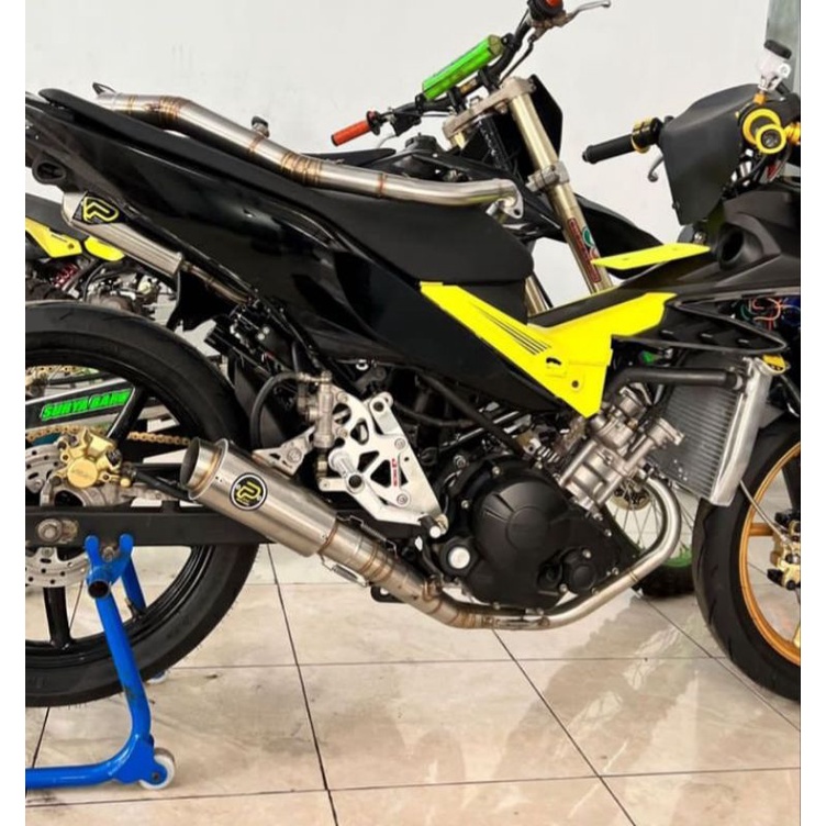 Knalpot Pekajaman Muffler Original MX KING Road Race MP1 MP2 MP3 MP4 MP5 150 Pekajaman Muffler Jogja