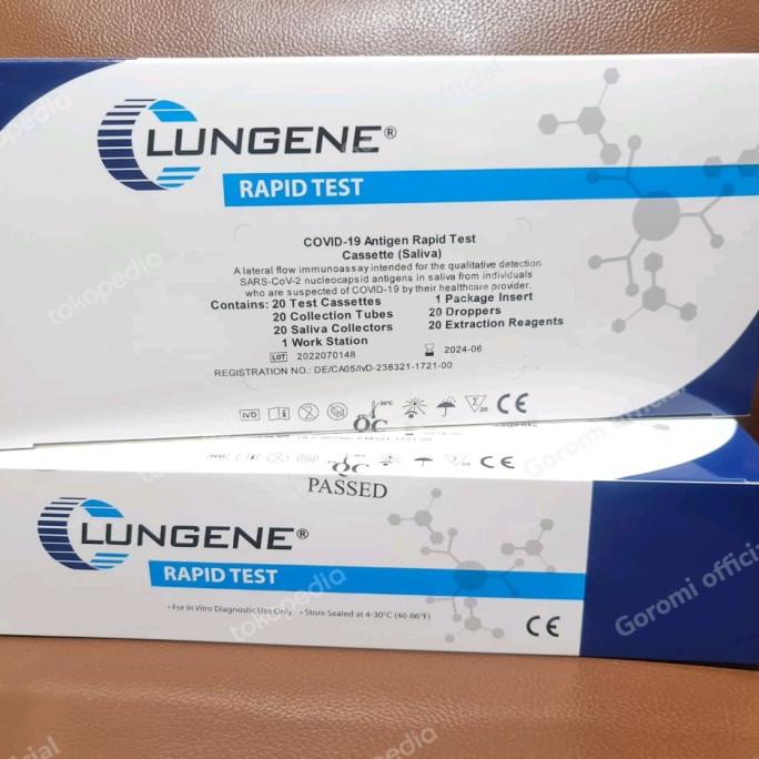 Antigen Saliva Airliur Clungene
