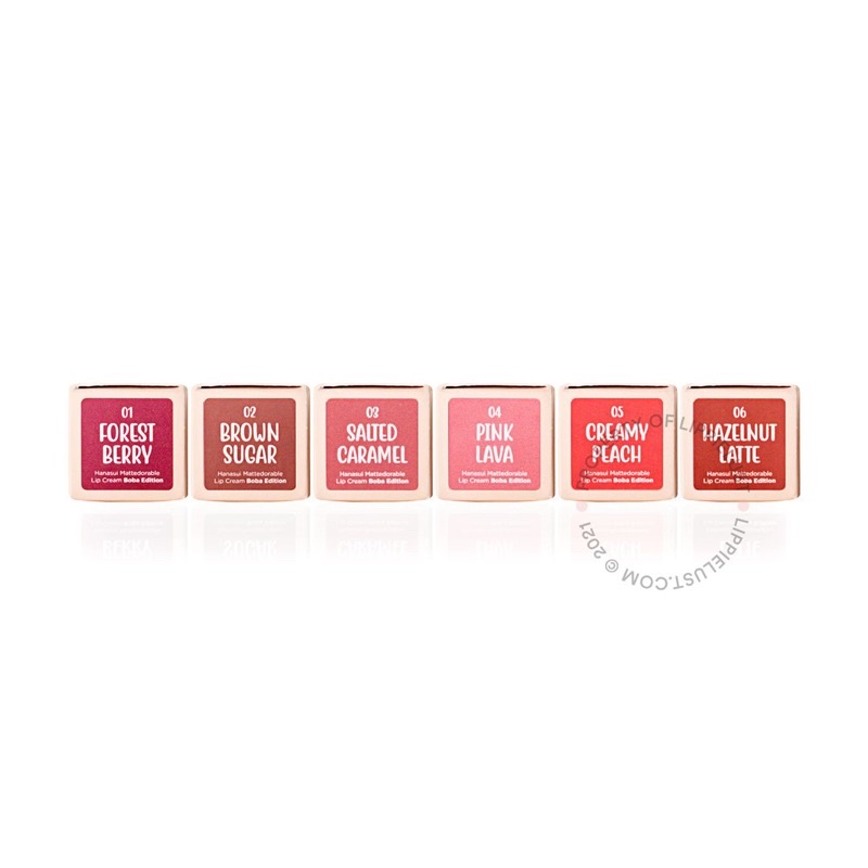 Hanasui Mattedorable LipCream Boba Edition Lip Cream Hanasui