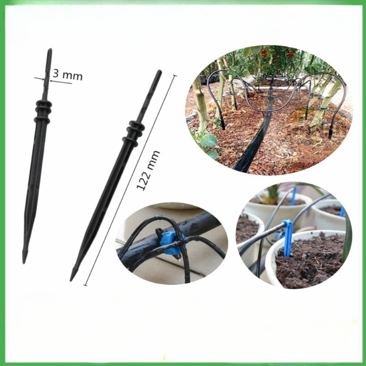 DRIP STICK LURUS 3 MM DRIPPER IRIGASI TETES FERTIGASI U/ SELANG PE 3/5
