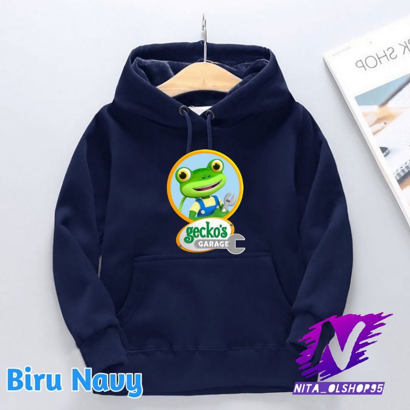 gecko garage hoodie anak gecko's garage