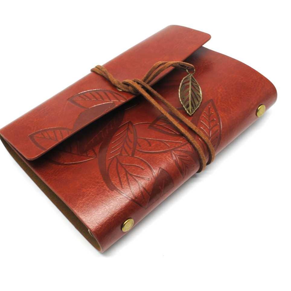 

➲Ready Stock✧ Buku Catatan Diary Notebook A5 A6 Aestetic Binder Cover Kulit PU Leather Retro Agenda Gaya Vintage Retro 95