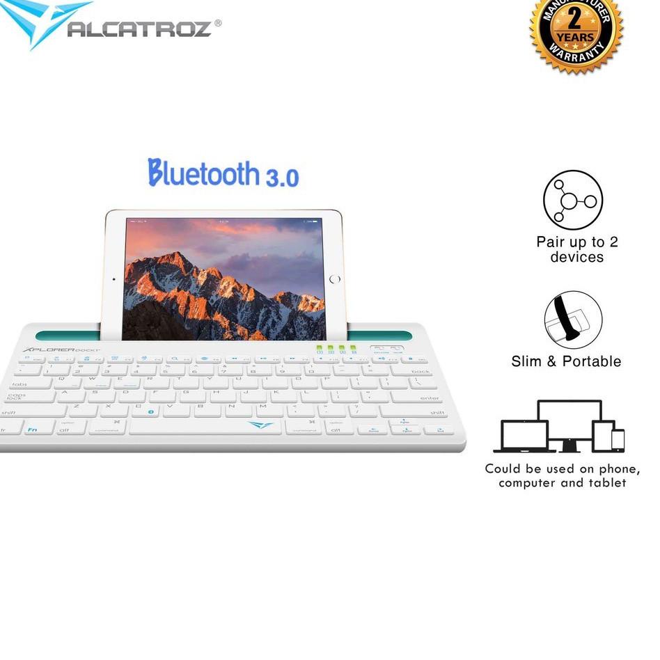 Paket Surprise Alcatroz Wireless Keyboard Xplorer Dock 1 BT [ 2 Tahun Garansi Resmi ] [ Product of Singapore ]