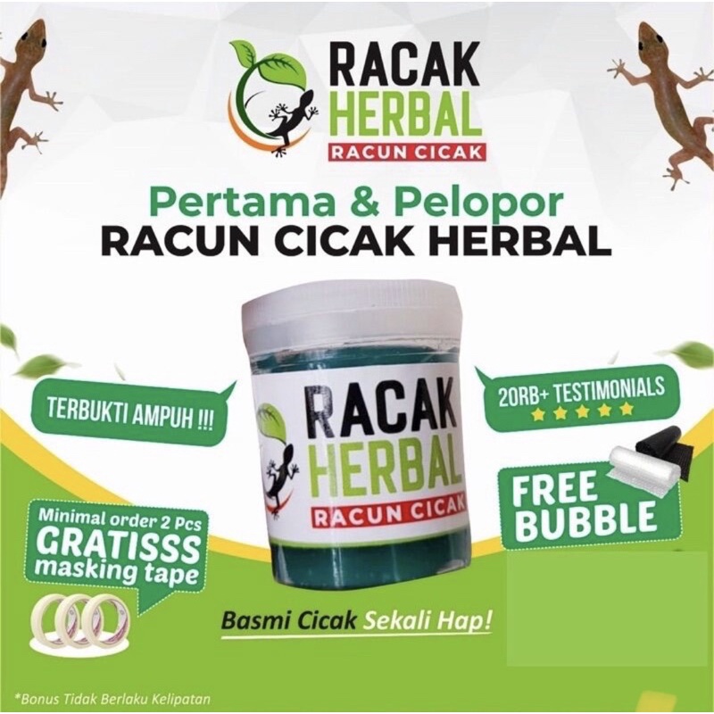 Racun Cicak Herbal Paling Ampuh Racak Herbal Asli Obat Pembasmi Cicak