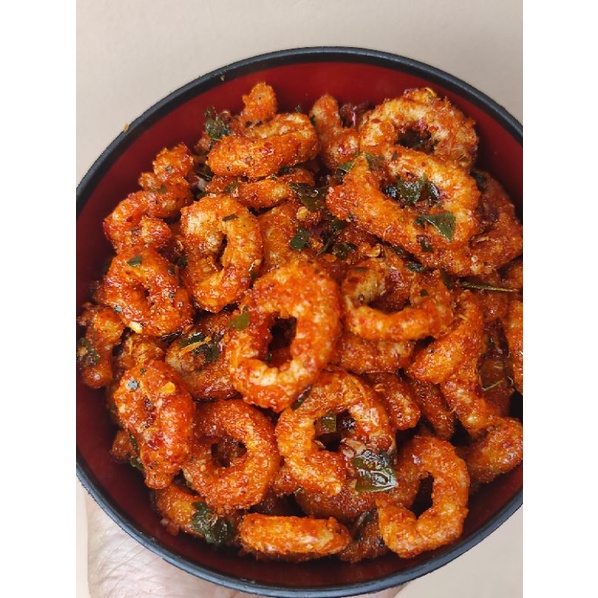 

500 GR CINCIN UDANG PEDAS DAUN JERUK | ORIGINAL DAUN JERUK