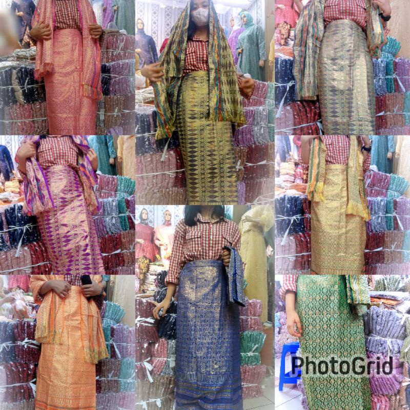 Songket Rok Selendang Barbara Original Butik