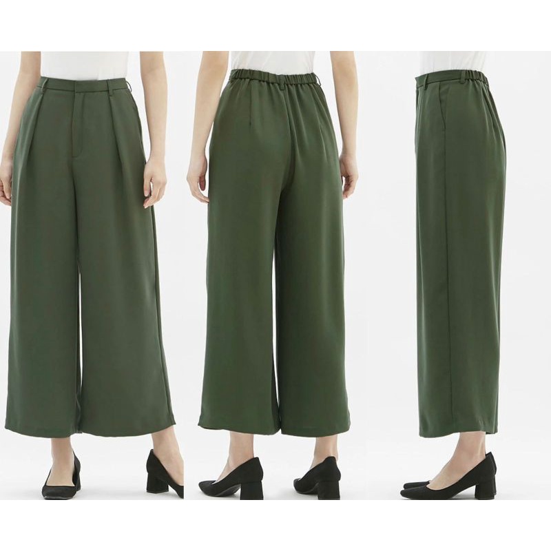 Gu Clean wide pants