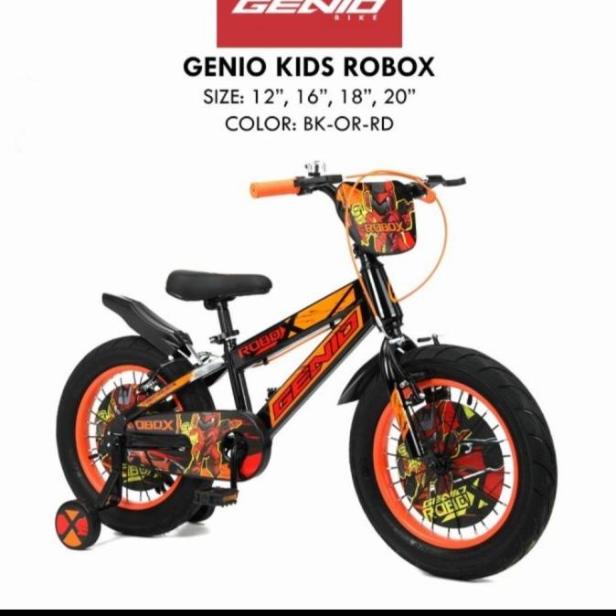 Sepeda Anak Bmx 18 Inch Genio Robox New Ban Besar #Original