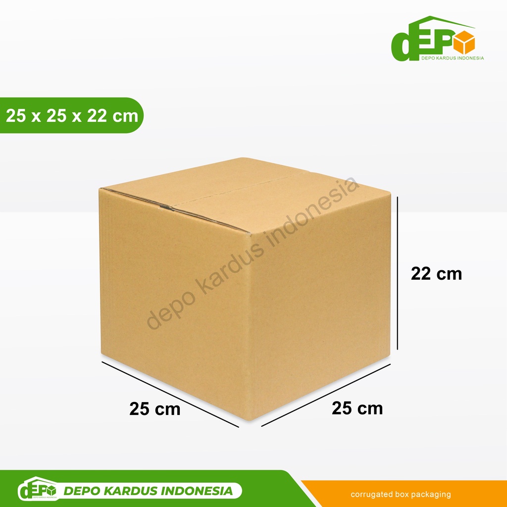 

Depo Box 25x25x22 cm Kardus/Karton/Bucket/hampers/box normal