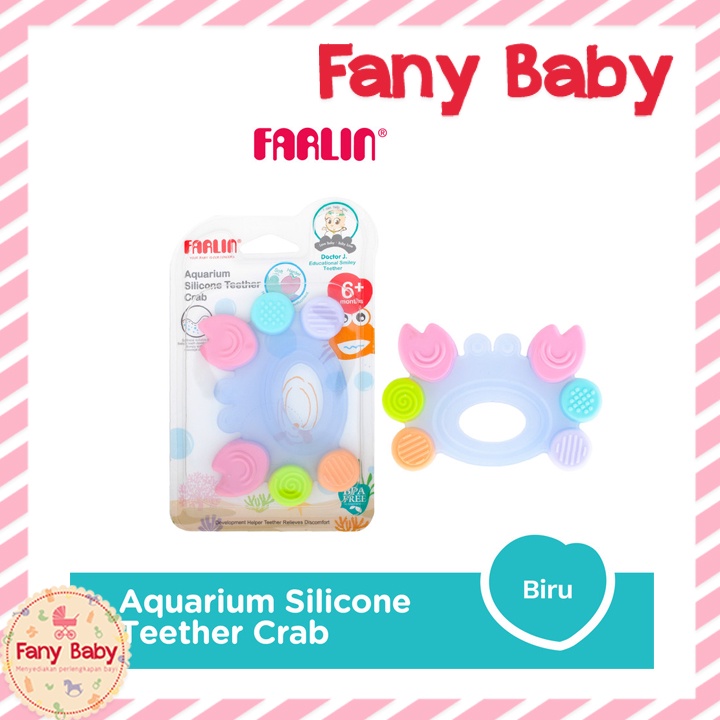 FARLIN AQUARIUM SILICONE TEETHER CRAB