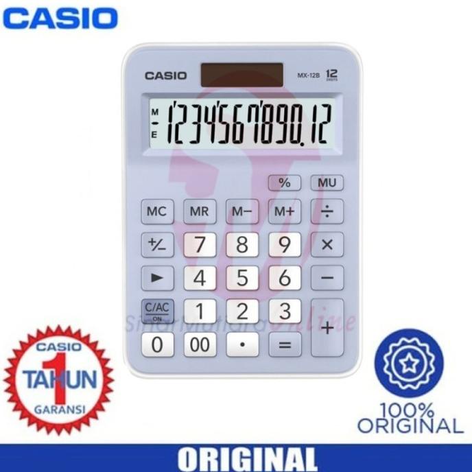 

Kalkulator Casio Mx 12B 12 Digit - Blue