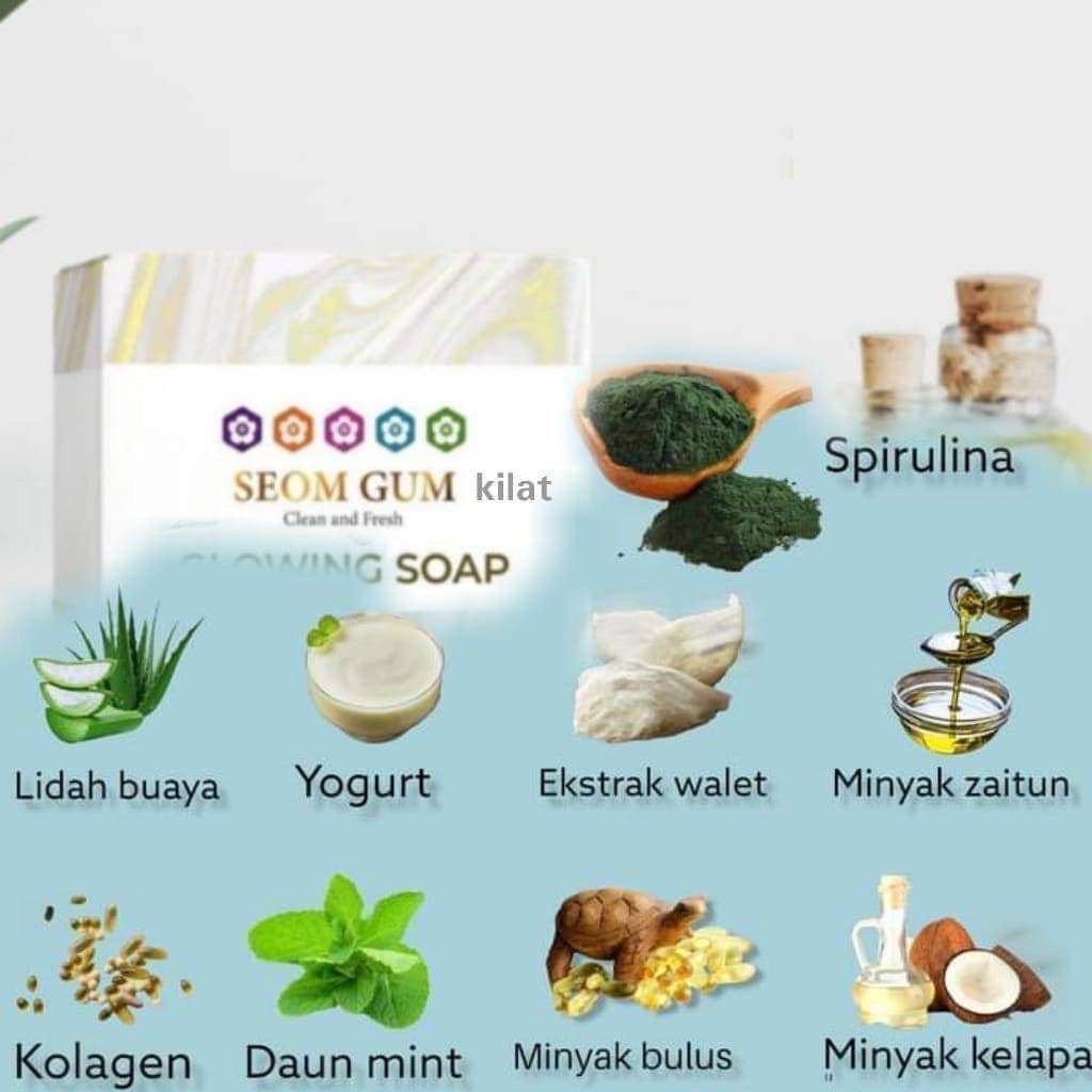 SABUN SEOM GUM GLOWING / SEOM GUM FEMININE SOAP / SABUN GLOWING MULTIFUNGSI ORI BPOM