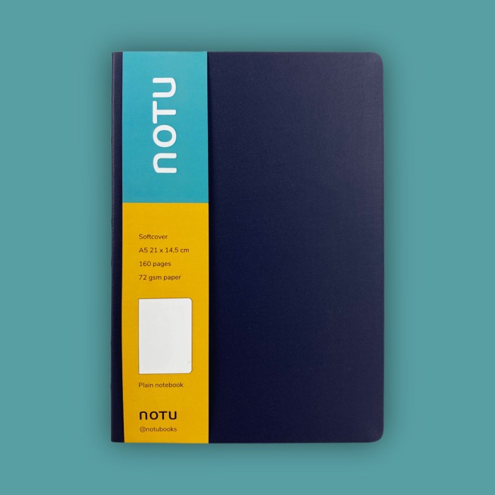 

✨NEW✨ - Notebook A5 Softcover - Navy - Buku Agenda / Planner / Journal - Ruled