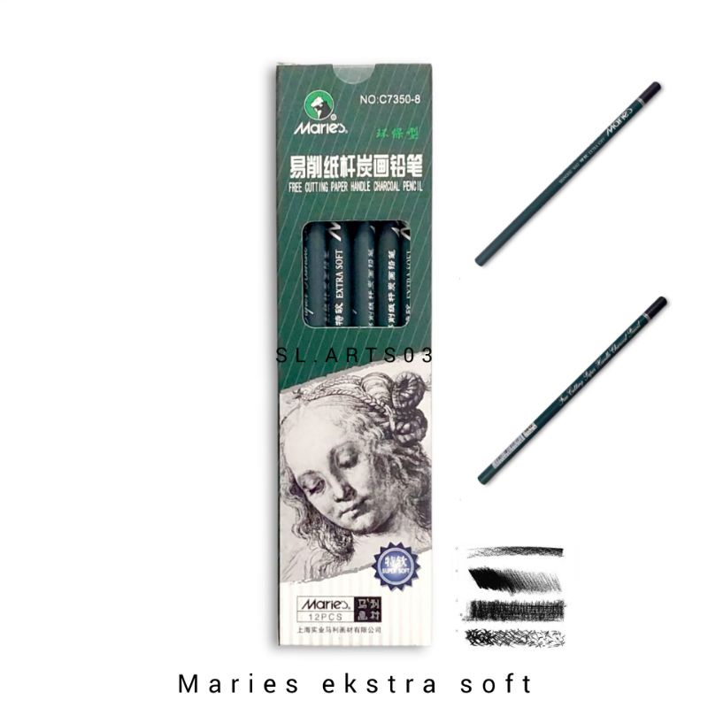 

PENSIL CHARCOAL MARIES C7300-4 C7300-6 C7350-8