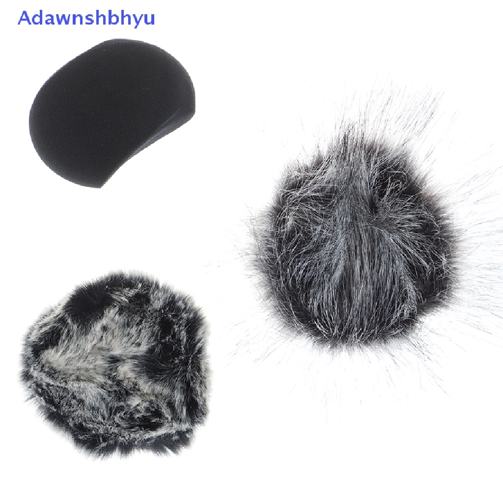 Adhyu 1Pc Busa Mic Penutup Angin Furry Windscreen Muff Untuk ZOOM H5 H6 Recorder Microphone ID