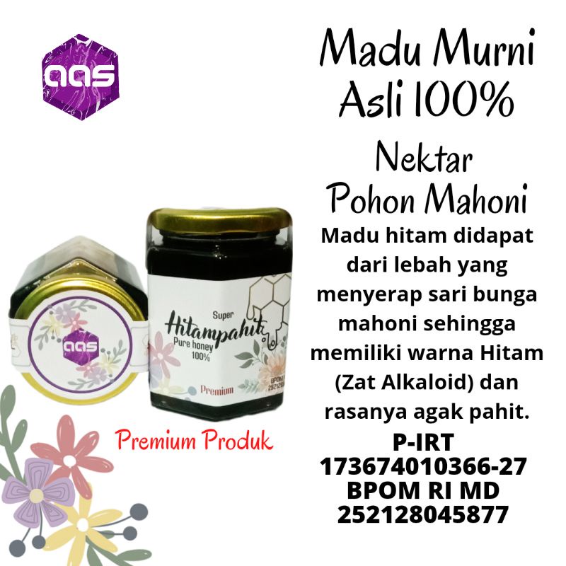 

Madu Hitam Pahit Super Premium BPOM MD
