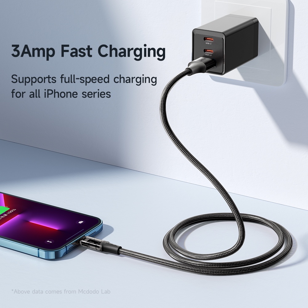 Kabel Lightning MCDODO CA-208 Kabel Data Lightning Fast Charge 3A