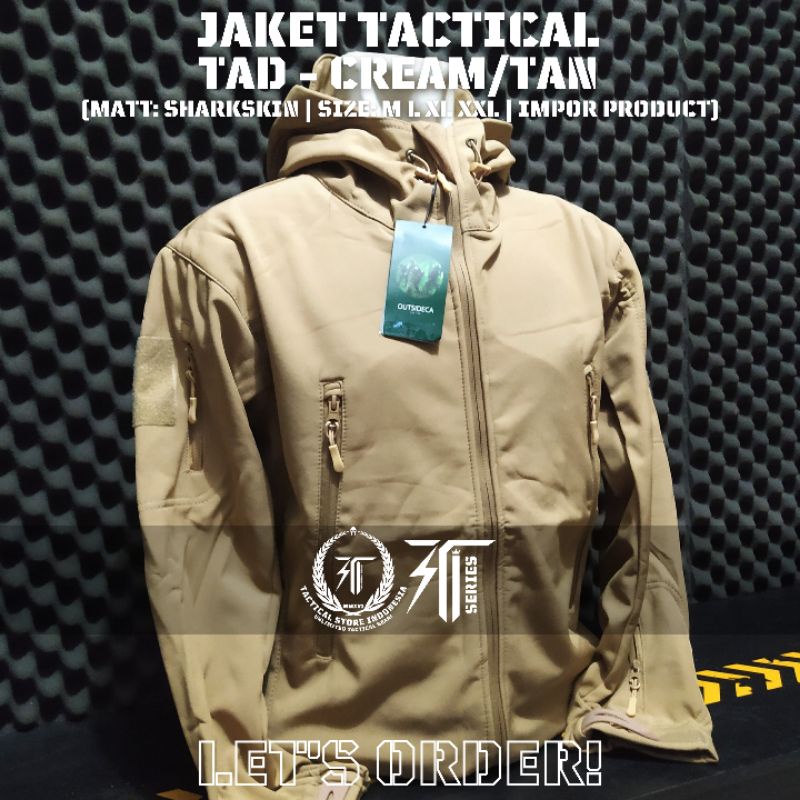 JACKET TAD TACTICAL IMPOR - CREAM / TAN / GURUN