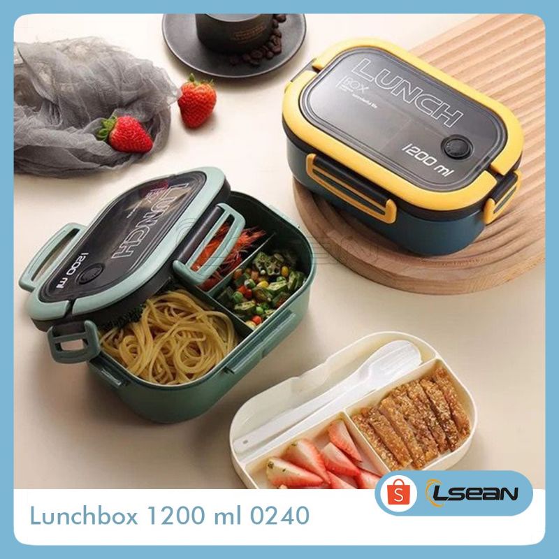 KOTAK NASI FREE SENDOK | BENTO LUNCH BOX SET