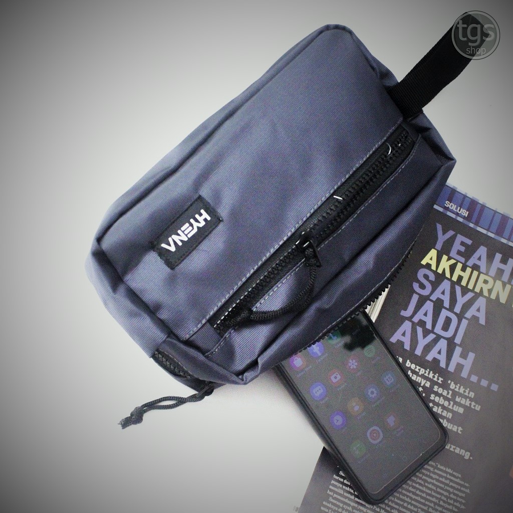 Toke One - Tas Handbag Pria Tas Tangan Pria Multifungsi Clutch Bag Tas Kecil HP Pria Tas Kosmetik