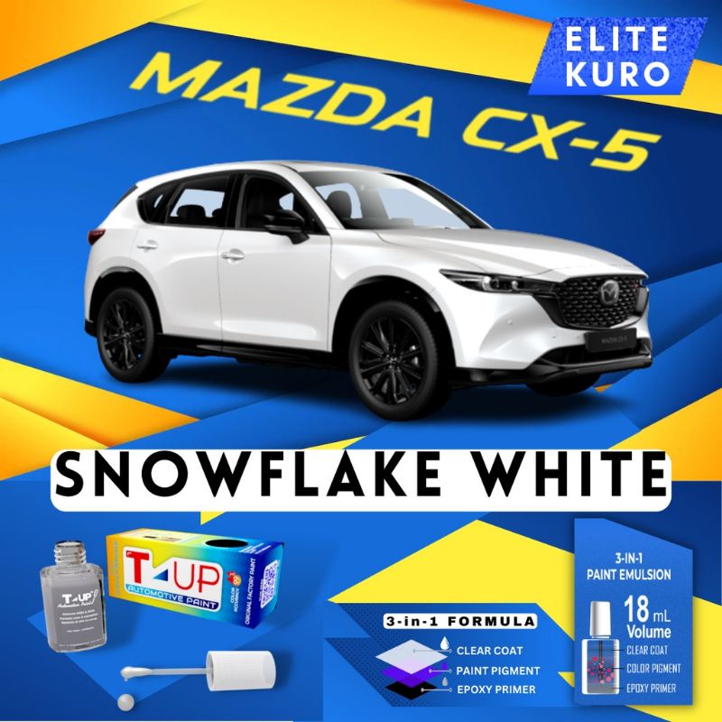 T-UP CAT OLES MAZDA SNOWFLAKE WHITE CAT CAT SNOWFLAKE WHITE MAZDA SAMPLE CAT PUTIH MAZDA PUTIH